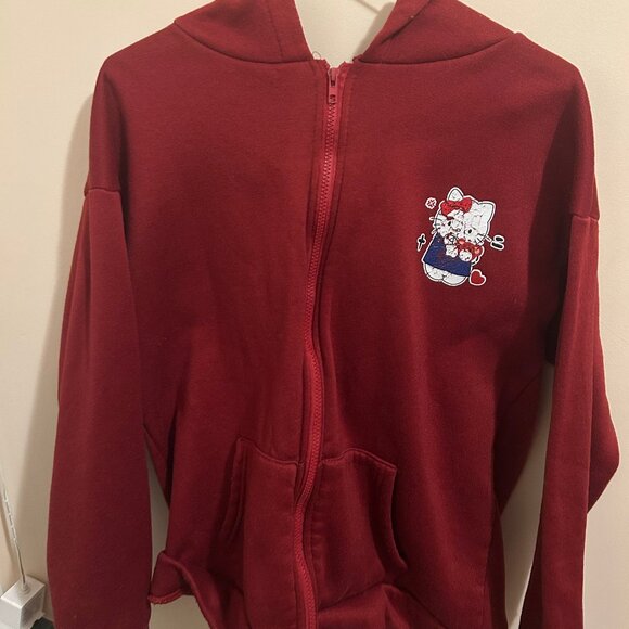 Sanrio Hello Kitty Japanese College Style Y2K Cartoon Hoodie - Picture 1 of 1